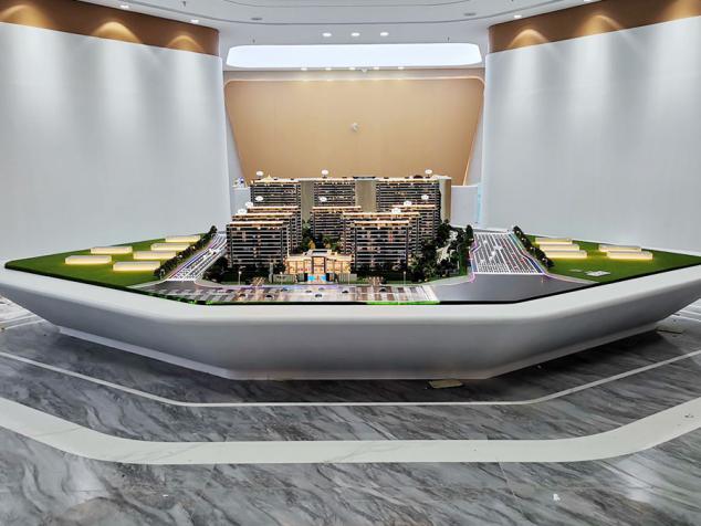 高档小区楼盘展示沙盘模型