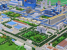 工业沙盘模型:展现企业生产线的有力工具